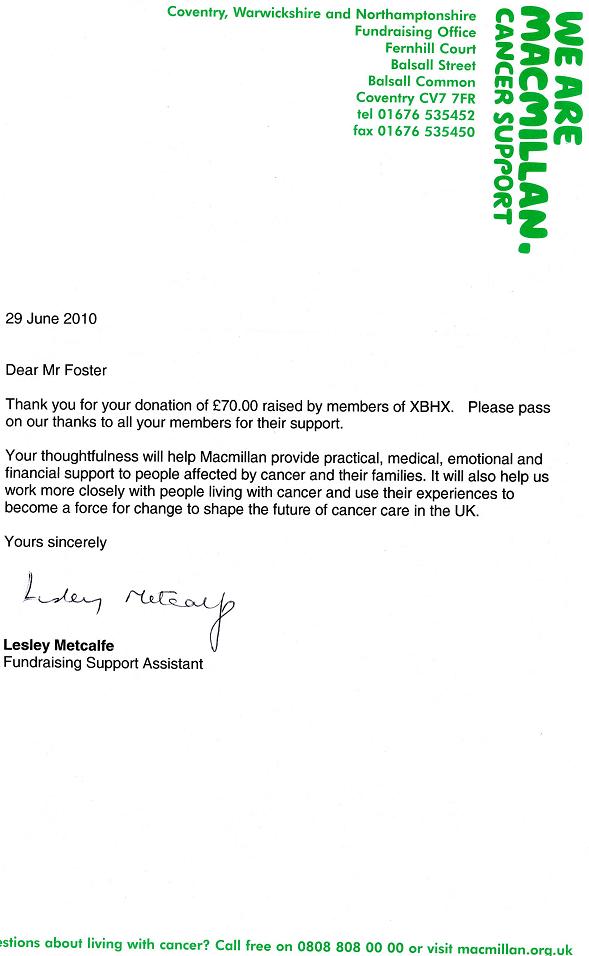 xbhx xbhx charity donations charity thank you letter